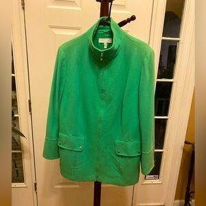 Escada GREEN RABBIT/WOOL SIZE 44(1X)